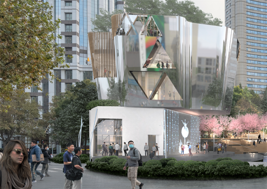 东方网丨上海的又一个“城市会客厅:南京路步行街世纪广场将变身一枚“闪亮的贝母”