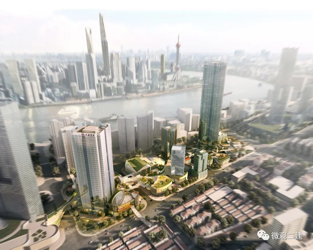 北外滩新地标——上实中心主塔楼结构封顶
